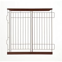 リッチェル スライド木製サークル　ワイド　ブラウン　屋根  仕切りつき 木製スライドペットサークル ワイド仕切り | リッチェル公式